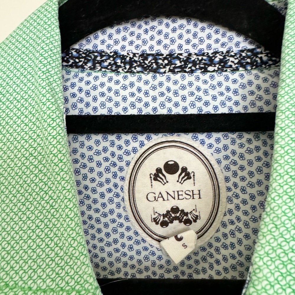 Designer Ganesh Collared Shirt - Picture 4 of 4